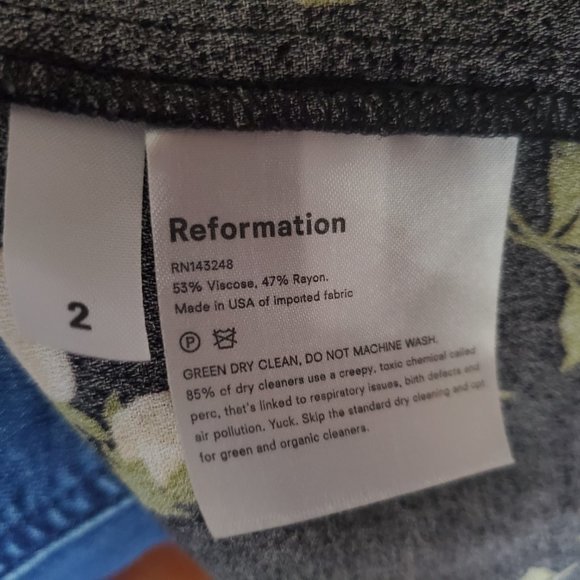 Reformation Gavin Dress Size 2 in Rosalee Floral Print - Picture 4 of 6